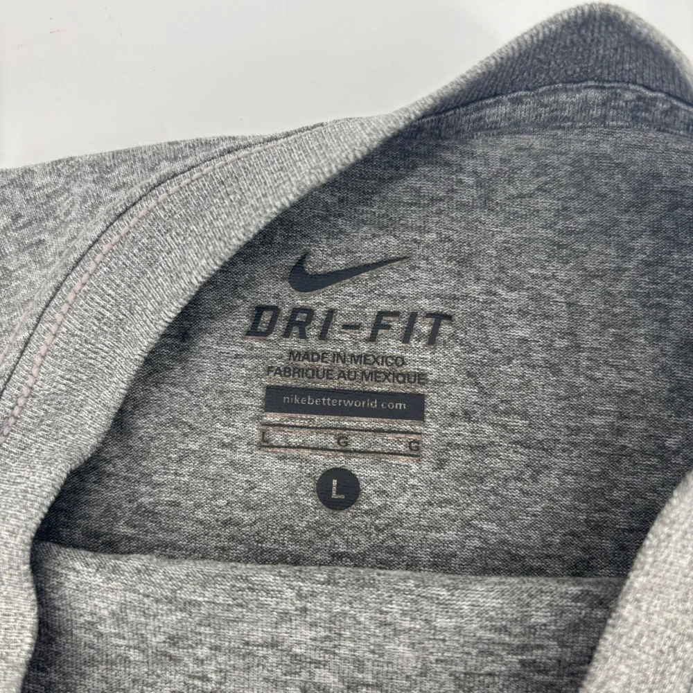 Nike Vanderbilt Long Sleeve Tee Kids Large Gray‎ Dri-FIT Graphic Shirt